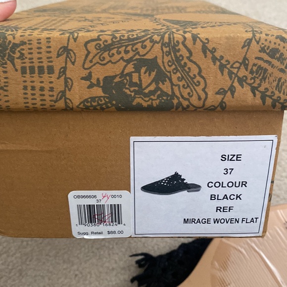 Free People Mirage Woven Flat sz 37 - Picture 9 of 13